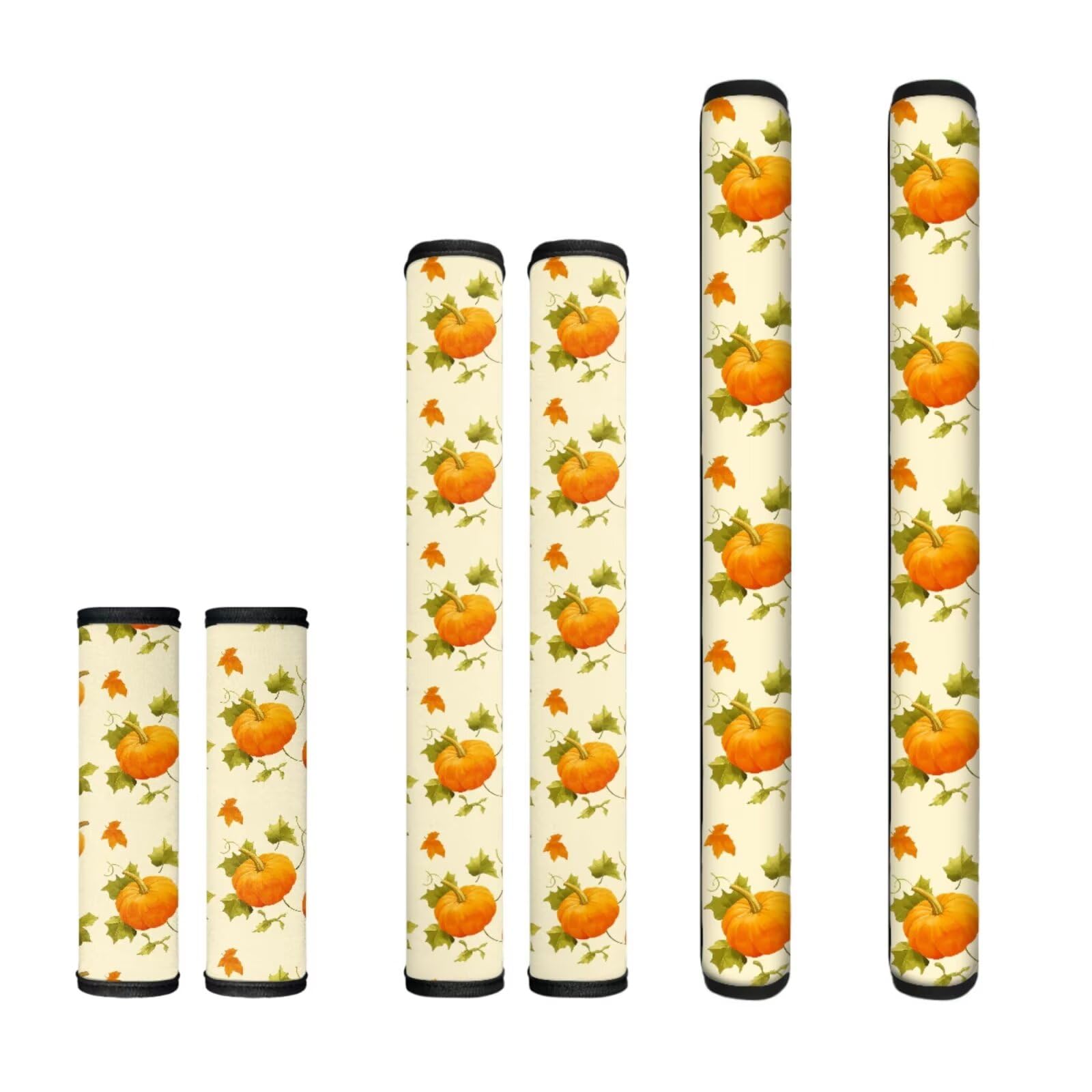 Fall Pumpkin Refrigerator Door Handle Covers Set of 6