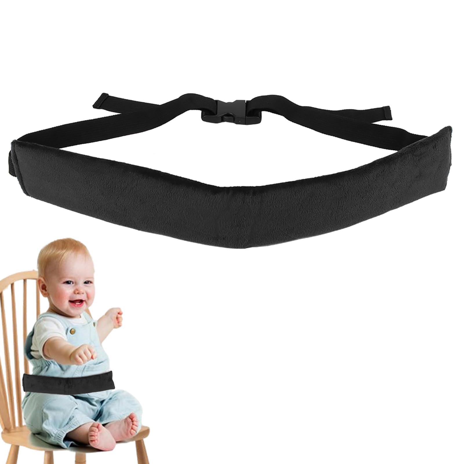 Cinture Di Sicurezza Per Seggiolone - Universali Per Sedie, Carrelli E Passeggini - Morbide E Regolabili - Foto 6