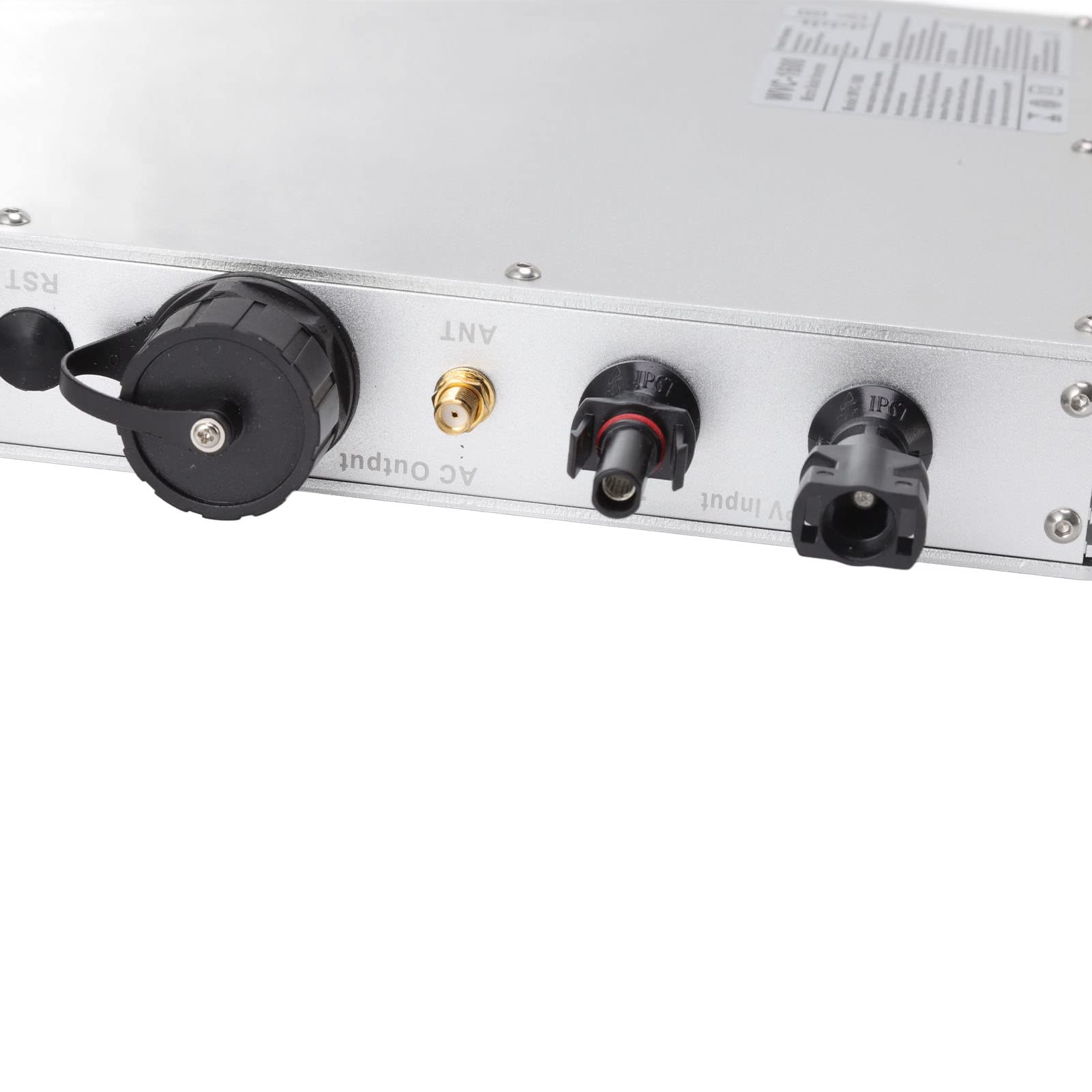 Fdit Solar Grid Tie Mikrofalownik 1600W Dual Voltage 120V 230V IP65 Na | Obudowa z Aluminium, 99,5% Efektywności MPPT, 4 Wejścia MPPT dla 4 Paneli Słonecznych, Monitoring Aplikacji 433 MHz,