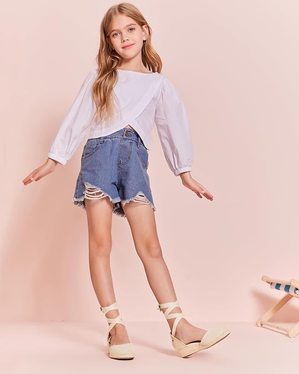 Coutgo Girls Espadrille Platform Wedge Sandals Closed Toe Lace Up Ankle Strap Summer Shoes Toddler Little Big Kid by Coutgo - Used condition - Image 3
