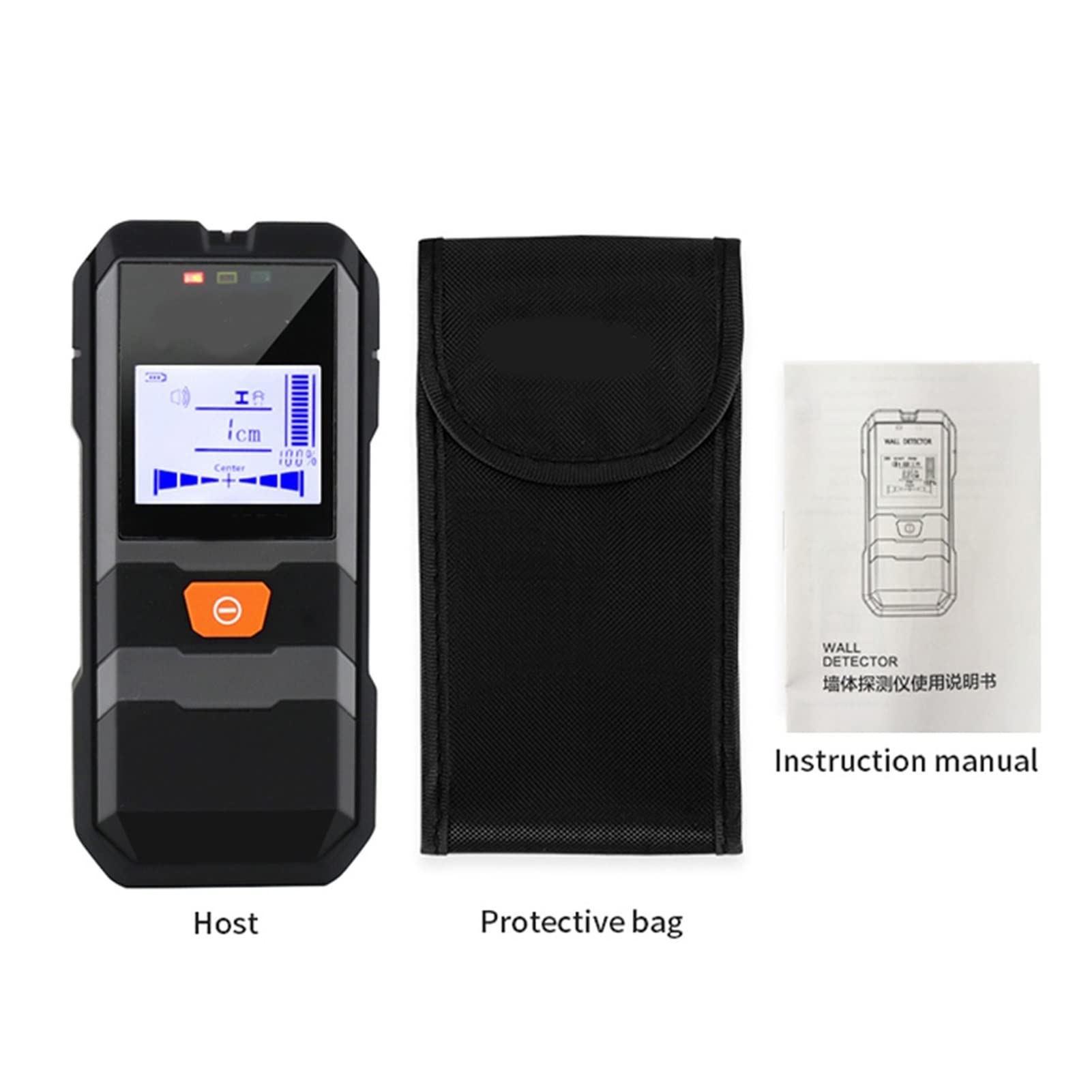 Metal Detector Da Muro - Rilevatore Di Cavi E Tubi Con Allarme Sonoro E Luce - Foto 5