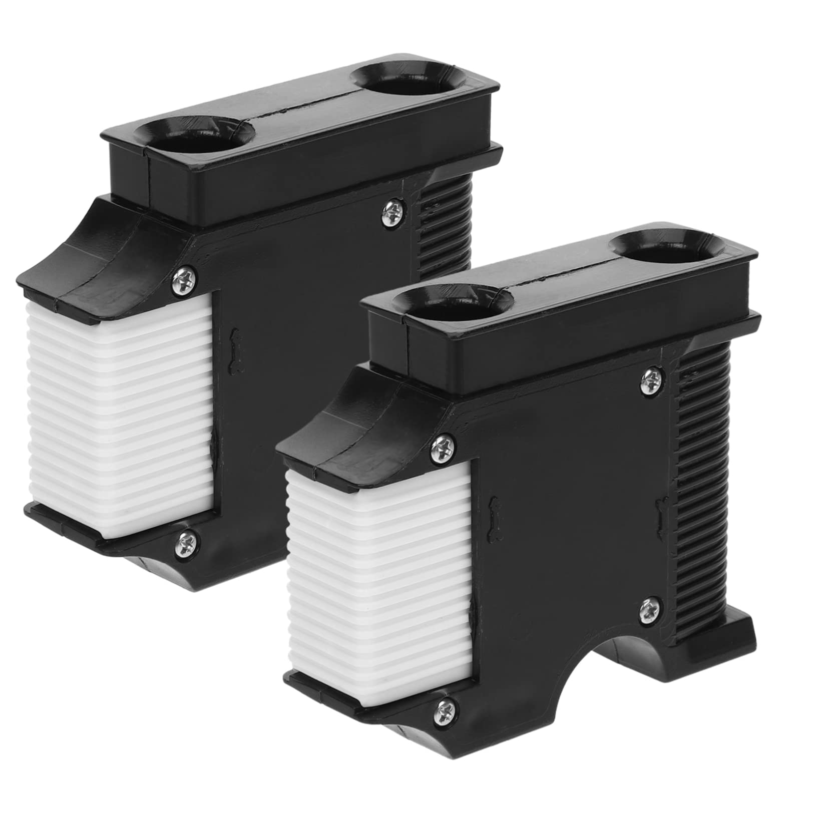 GOOHOCHY 2pcs Boat Ball Holder Marine Hook Boat Rail Clips Easy Adjust for Yacht and Pontoon