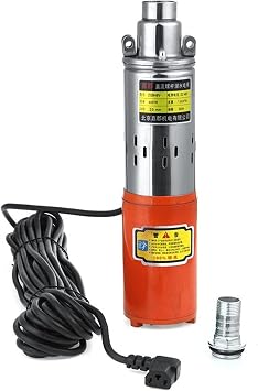 Adjustable Small submersible pump 250W 80M 12V 24V 48V 60V Solar Water Pump High Lift Deep Well Pump DC Screw Submersible Pump Agricultural Irrigation Garden Home24V