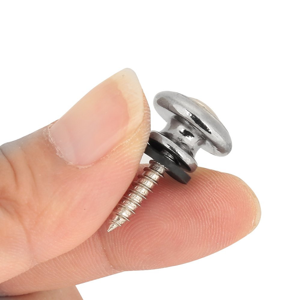 Blocchi Tracolla Chitarra - 10 Pezzi Argento Per Chitarra Elettrica, Ukulele E Basso