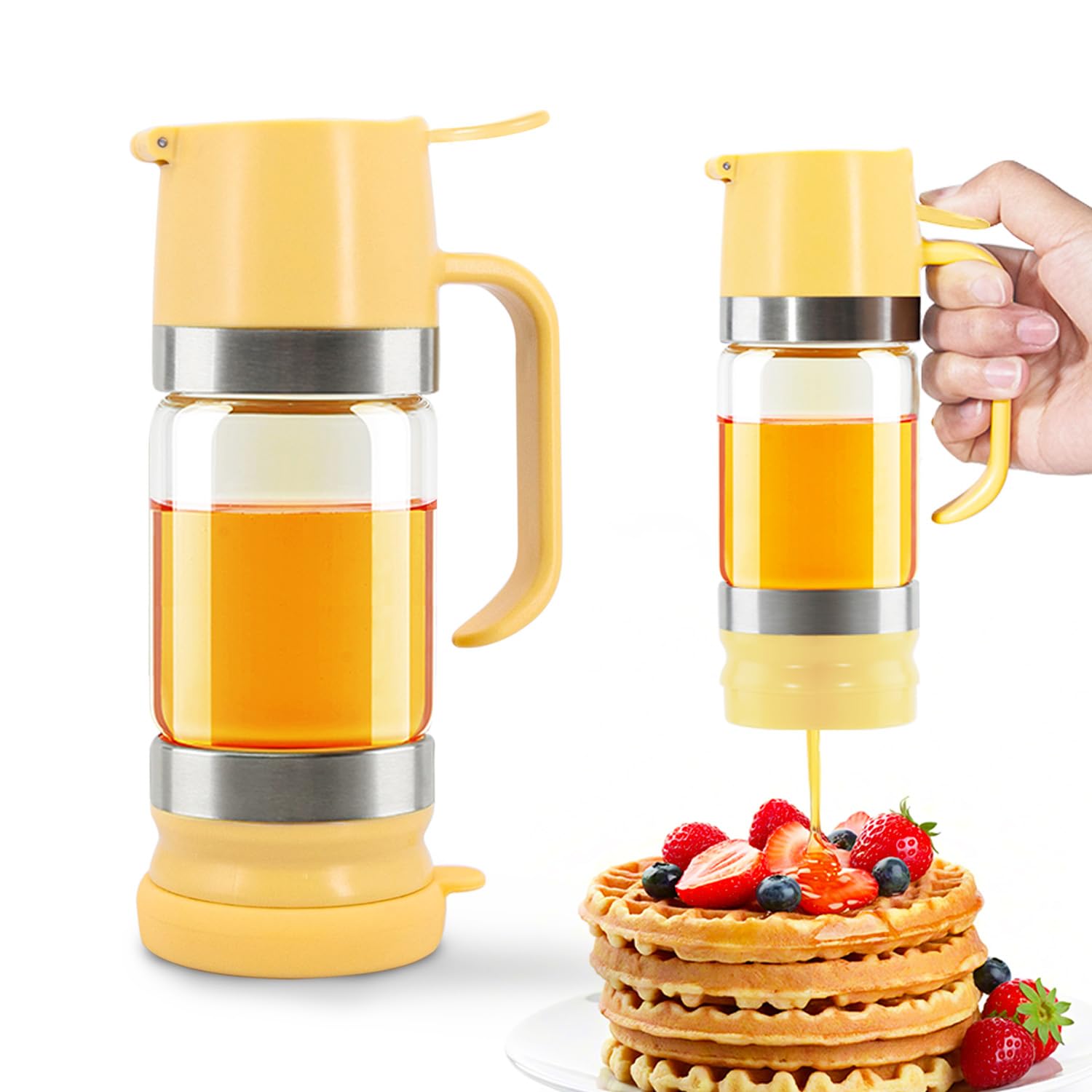Neodaco Honey Dispenser No Drip 9oz Honey Pot, 2026 Upgraded Version