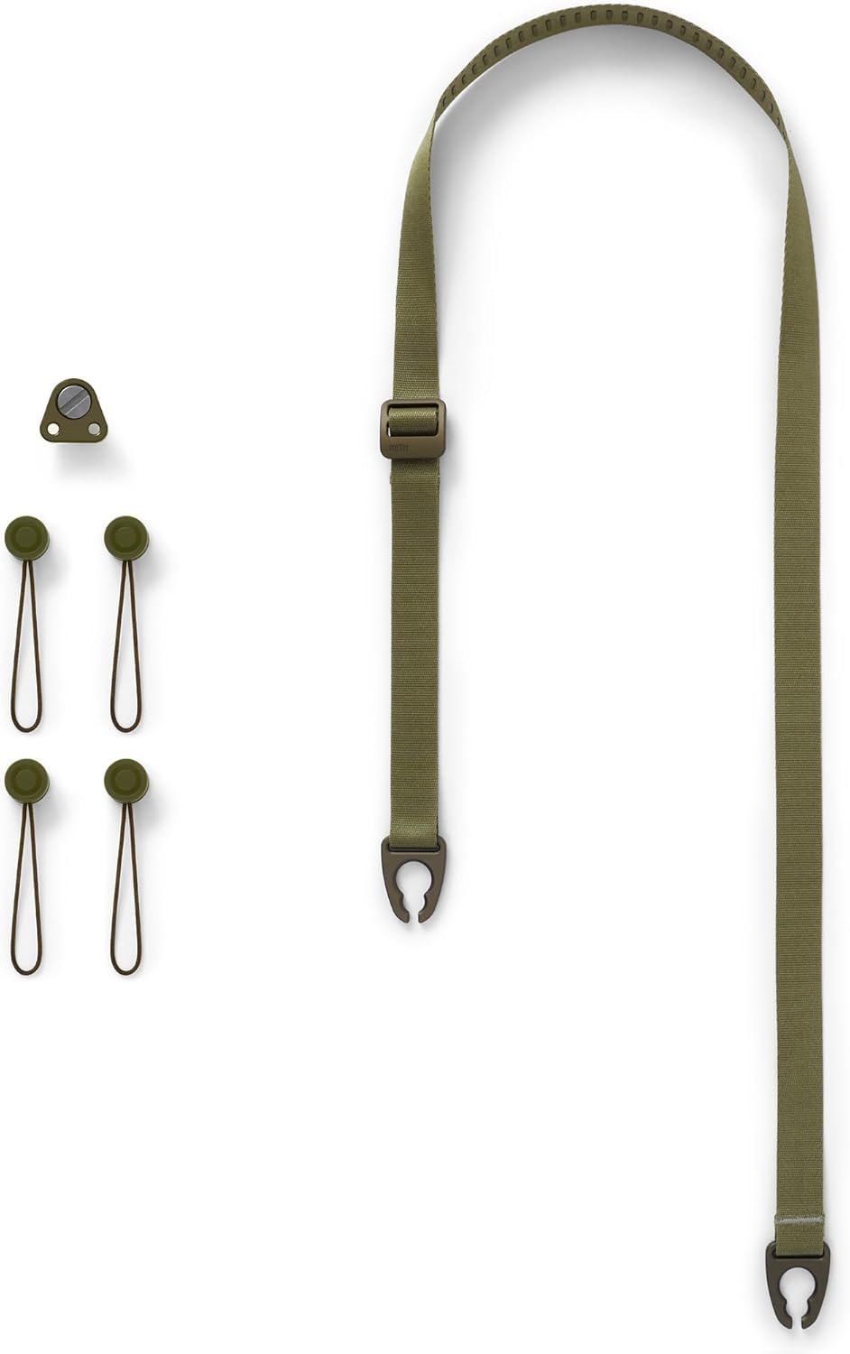 Urth Core Slim Camera Strap - Quick Attach, Multi-Wear, Adjustable Neck Shoulder Strap for DSLR/SLR Cameras in Green