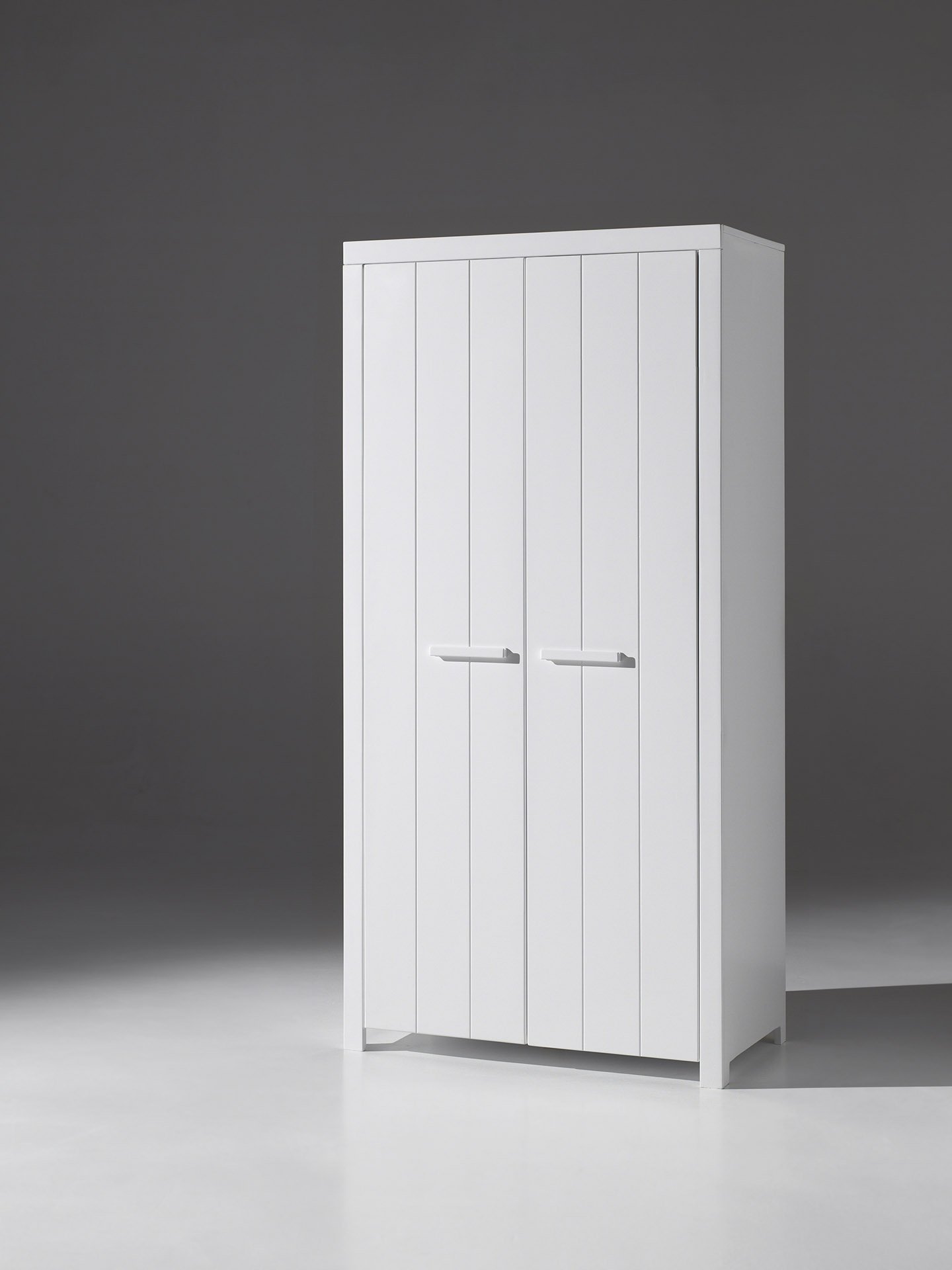 Vipack Armoire Erik en MDF laqué et pin Massif - Élégance et fonctionnalité pour Votre Garde-Robe