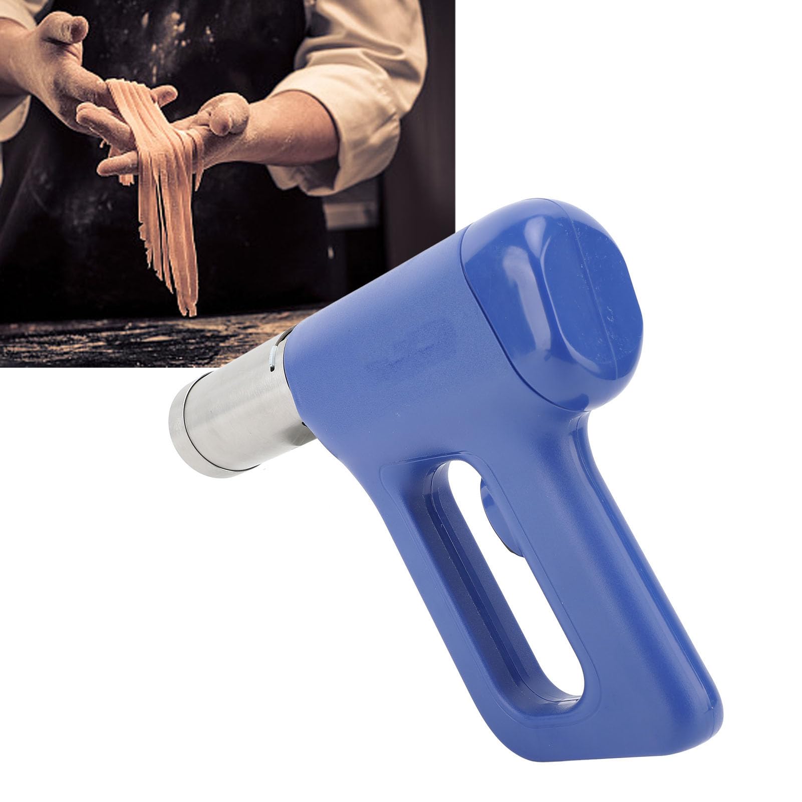 Pastamachine, roestvrij staal, handslinger, voor ramen, noedelmaker, multifunctioneel voor het maken van lasagne en spaghetti Pastamachine, roestvrij staal, handslinger, voor ramen, noedelmaker, multifunctioneel voor het maken van lasagne en spaghetti