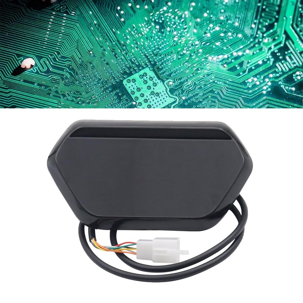 Compteur De Vitesse LCD 60V Pour Citycoco – Affichage Batterie, Vitesse, Clignotants – Écran Digital Scooter Électrique Noir