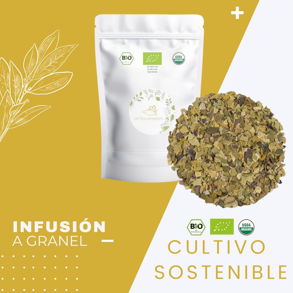 Infusión Guayusa Pura a Granel My Tea Moments 200g Antioxidante Energizante