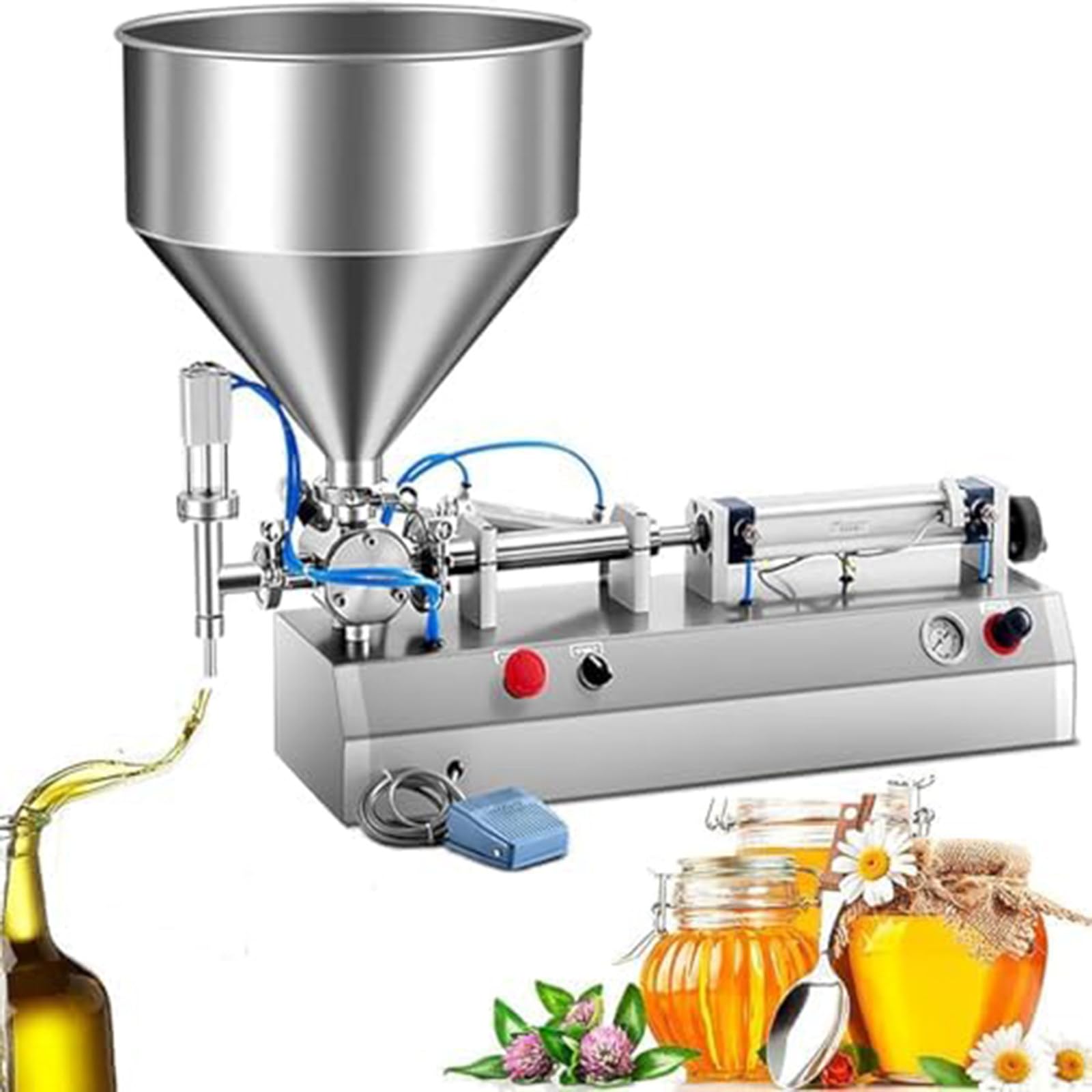 Dosatore A Pistone Semiautomatico Per Paste E Prodotti Densi Liquid-5~40ML