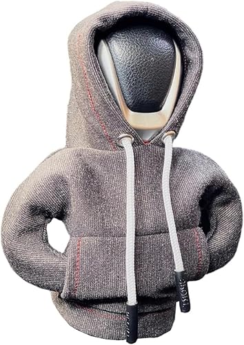 Miniatura 8 de 5 sudaderas con capucha para palanca de cambios de automóvil, divertida perilla de palanca de cambios, suéter para invierno, funda de palanca de