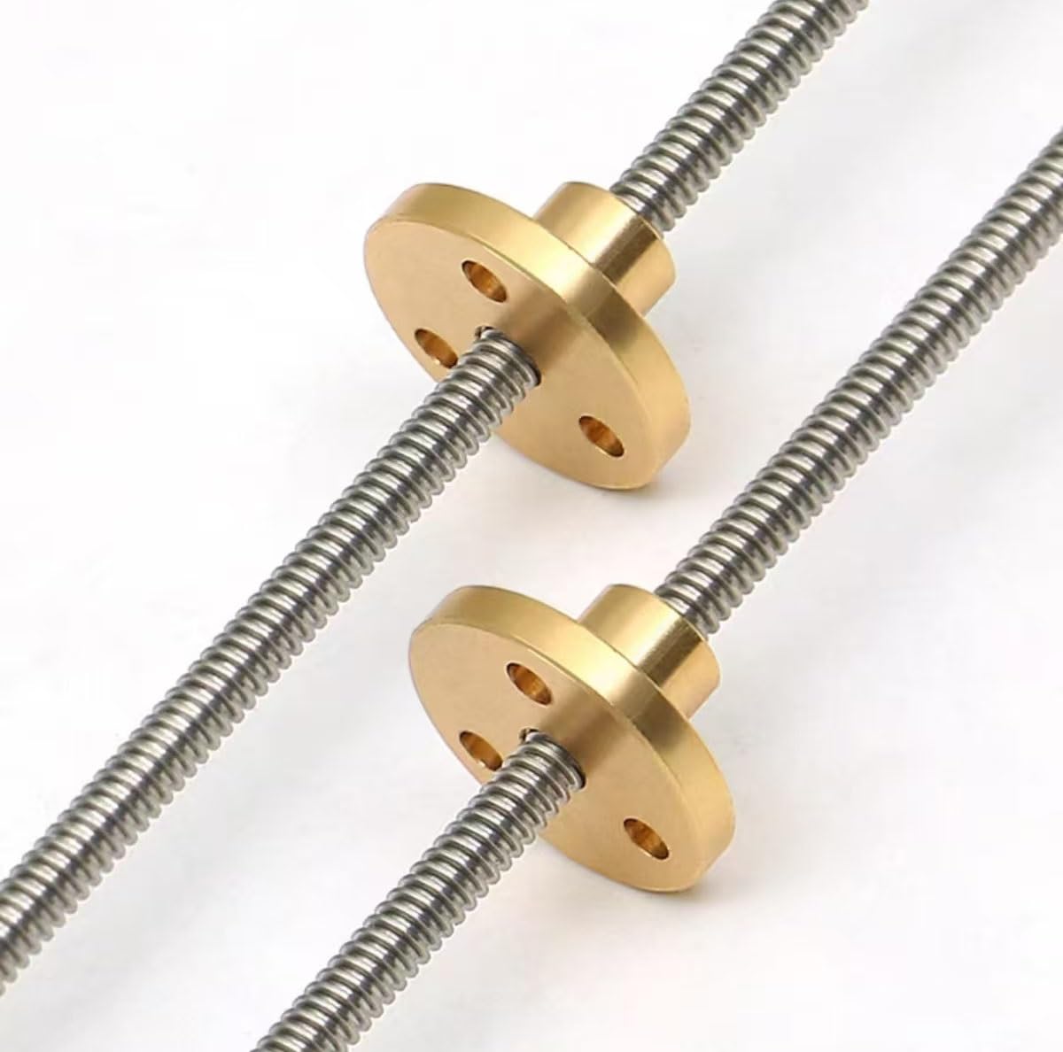 1 tornillo de avance trapezoidal roscado T4. | Tornillo de avance de acero inoxidable, 4 mm de diámetro, 1 mm de paso, 1 mm de ventaja, fácil instalación(650mmm)