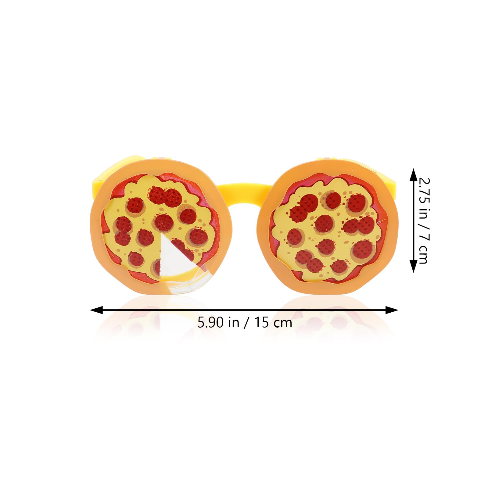 BRIGHTFUFU Pizza Glasses Funny Photo Booth Props Adults Eyeglass Prop Birthday Sunglasses Novelty Party Glasses Christmas Party Supplies Decors Men and Women Fashionable galentines day decorations