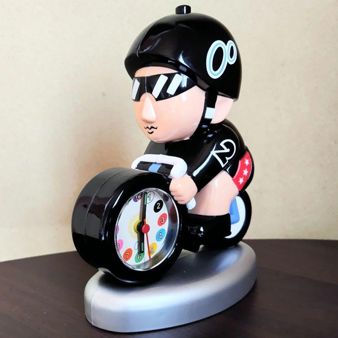 Amazon.co.jp: 競輪 ケイリンマン 目覚まし時計 打鐘 2番車 ハンター