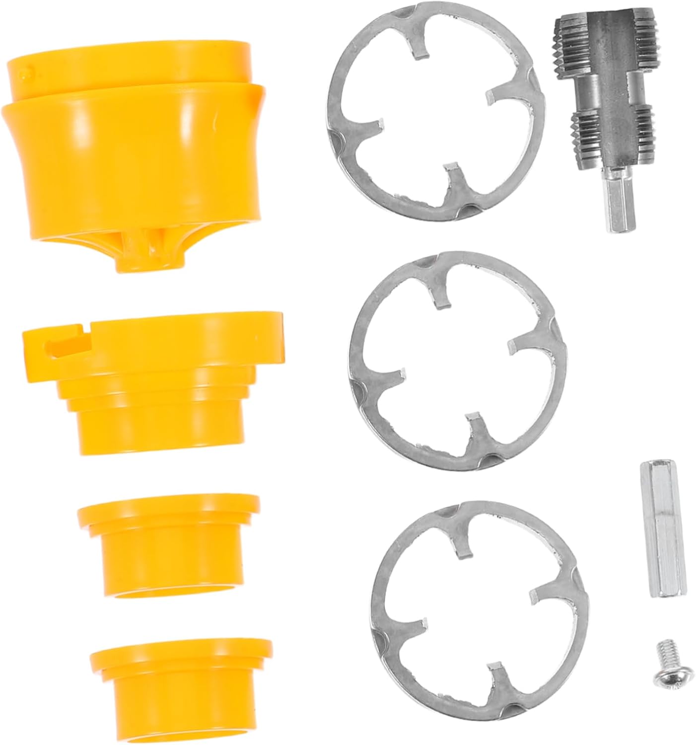 Plastic Pipe Threader Kit for Electric Drill, Alloy Iron Threading Tool