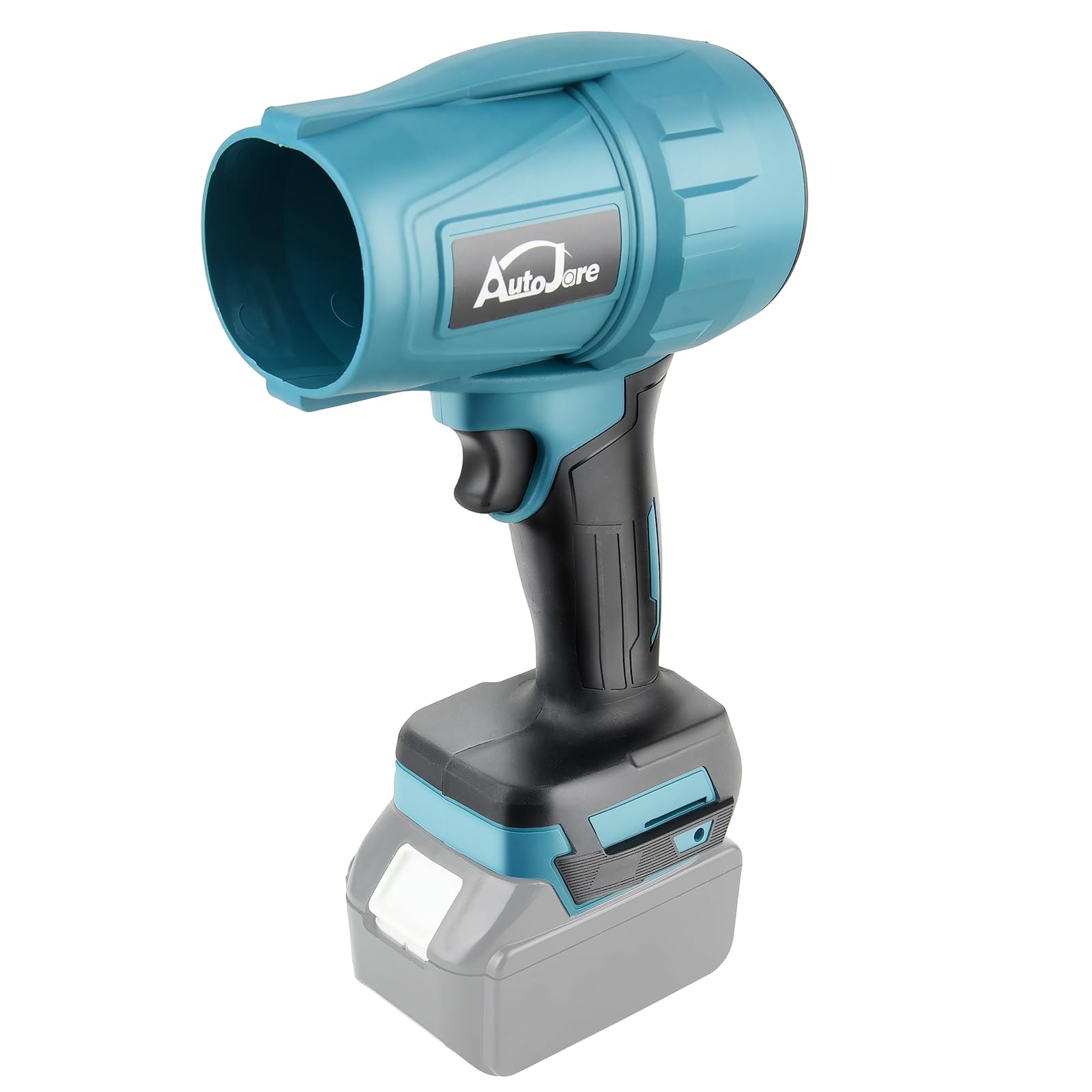Akku-Laubbläser Kompatibel mit Makita 18V Akku Bürstenloser Mini Gebläse 28000RPM Turbo Gebläse für Auto, Staubbeseitigung, Schneefräsen (ohne Batterie)