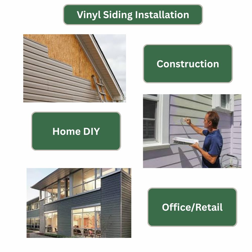 Apach VF-25 Stapler - Vinyl Siding Installation -4