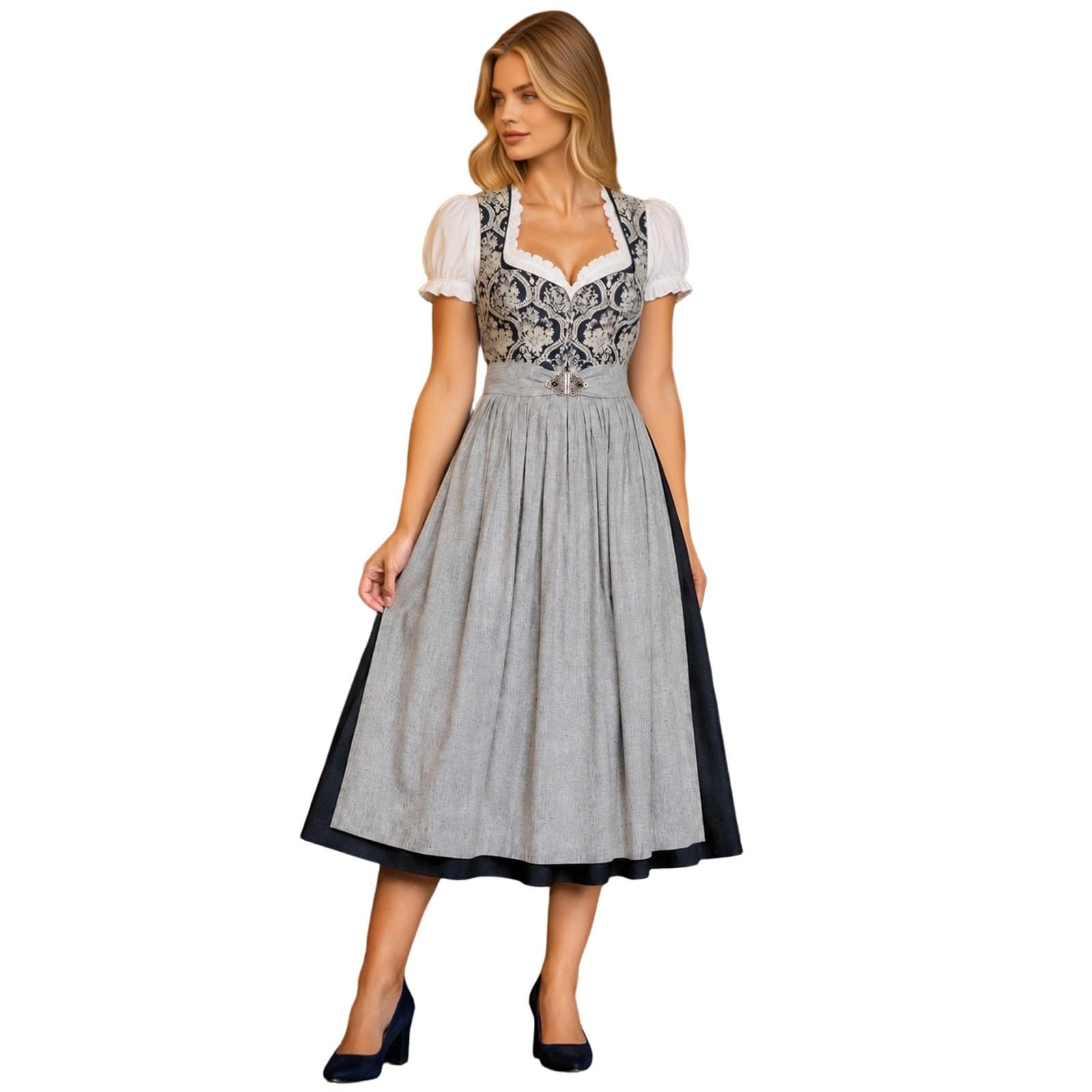 Dirndl Für Damen Samt Dirnsl Lang Dirdl Midi Trachtenrock Kaufen Generisch Schürze Dirndlschürze Dirndlkleid Kostüm Trachtenkleid 'Dirndl Gr 50 Oktoberfest Outfit Große Größen