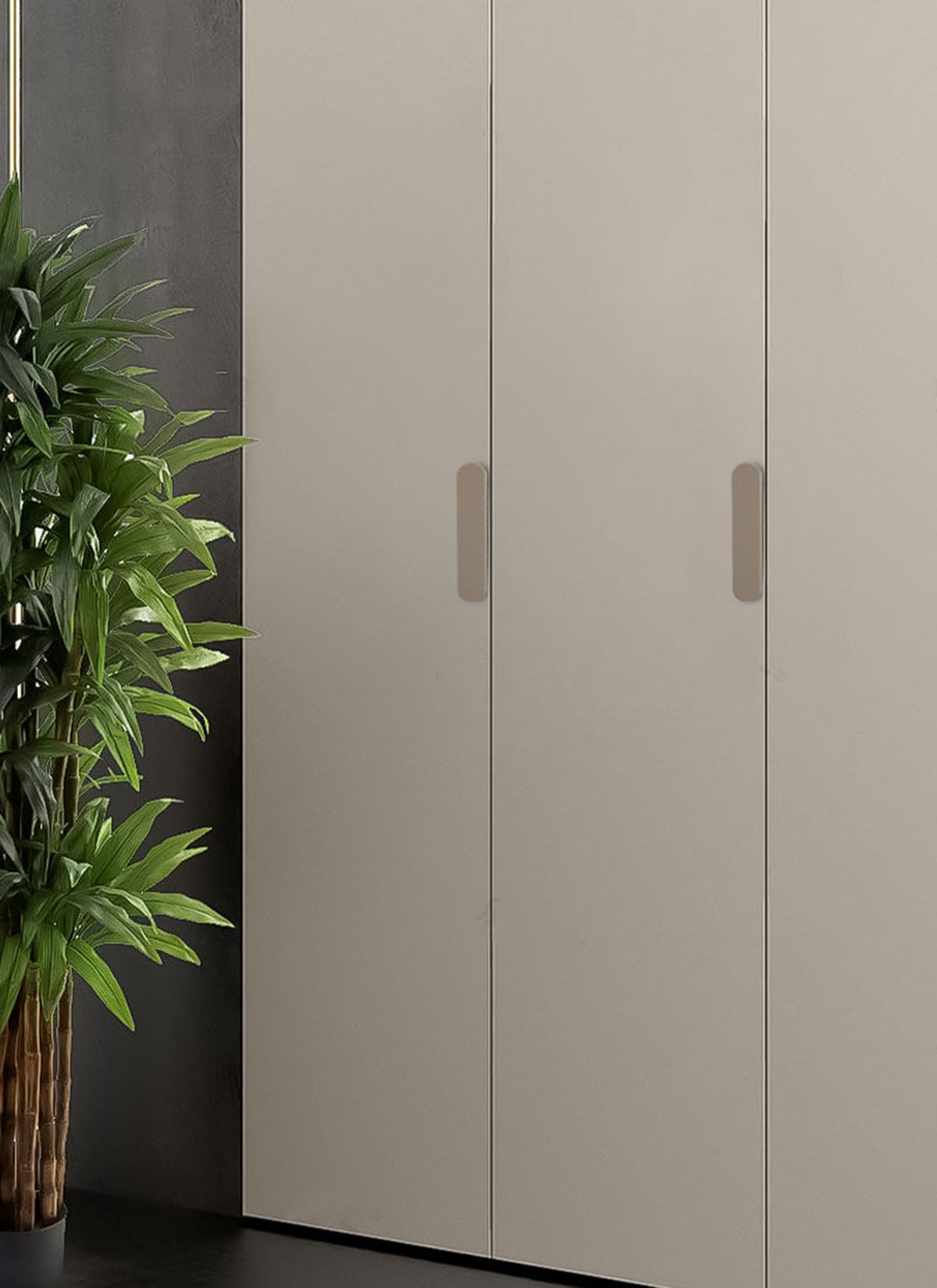 2 Piezas Tiradores para Muebles,Manijas de Puertas,Manillas de barra de Aluminio,Pomos para Armarios de la Cocina,Cómodas,Puertas y Cajones,con Ttornillos (Longitud 500mm,Marrone)