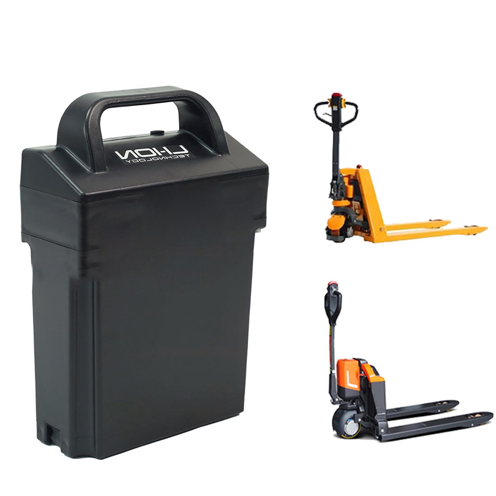 Batteria per transpallet Elettrico da 24 Volt, Batteria al Litio Ferro fosfato da 24 V 20 Ah per Carrello elevatore Elettrico, Batteria per Motore MT12/EPL1531