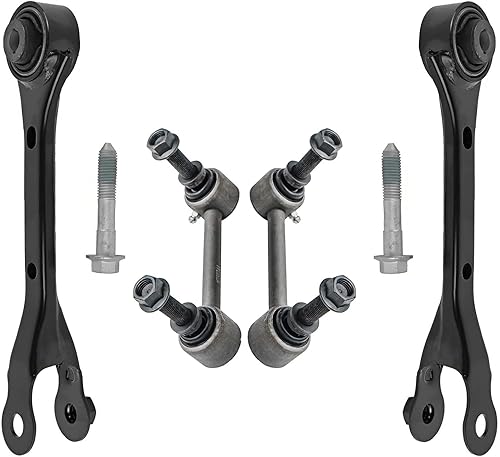 Miniatura 16 de Detroit Axle - Kit de brazos de control frontal RWD para Chrysler 300 Dodge Challenger Charger Magnum, 2 brazos de control superiores 2 rótulas