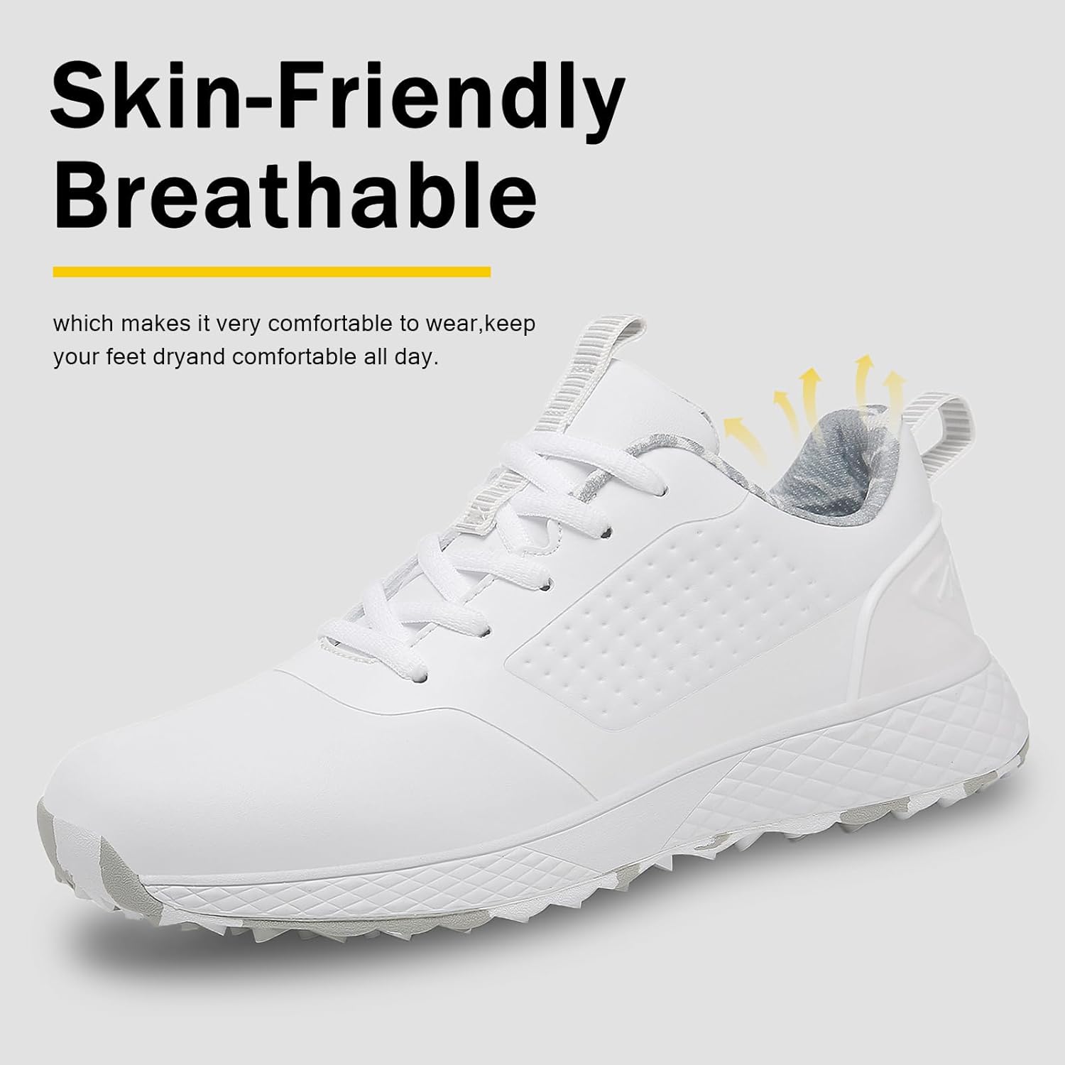 ULTIANT Women Golf Shoes Spikeless Waterproof Golf Sport Sneakers Size5-10 - Image 5