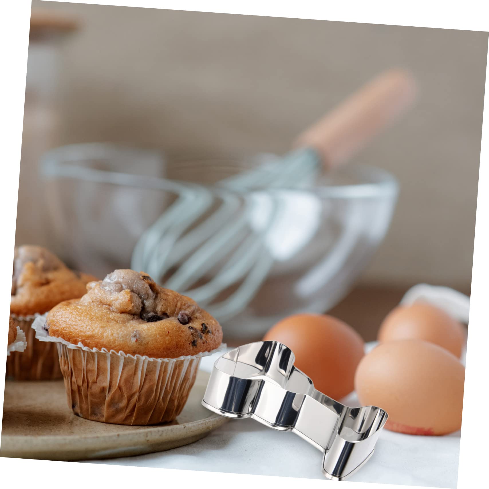 Ciieeo 5 Sätze Keksform Sandwichschneider Scone Brotmesser Roti Madeleine Keksausstecher Party Sachen Wiederverwendbare Keksausstecher Backwerkzeuge Rostfreier Stahl 6 Stück * 5