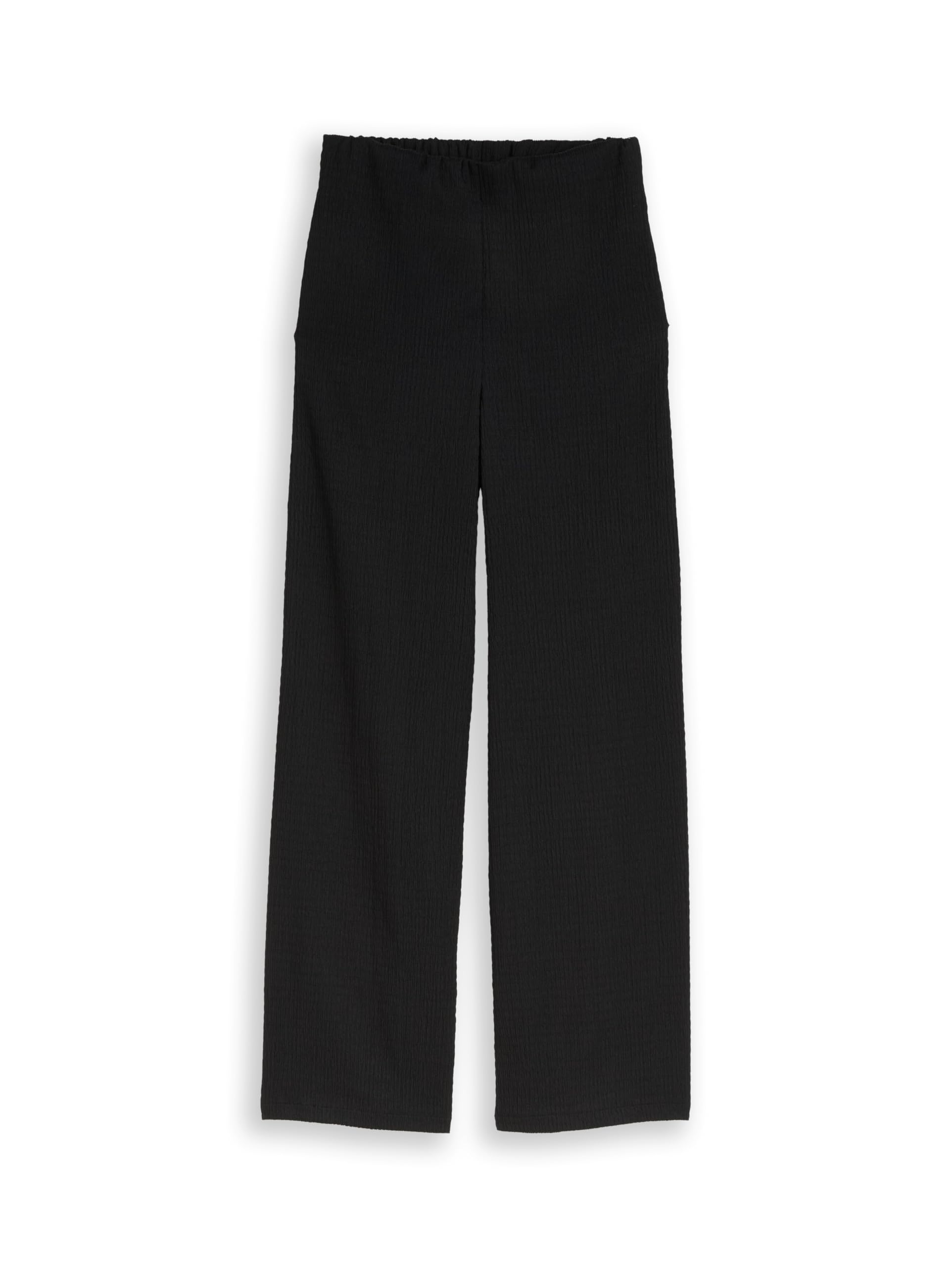 TOM TAILOR Denim Damen Crinkle Wide Leg Hose 1050255