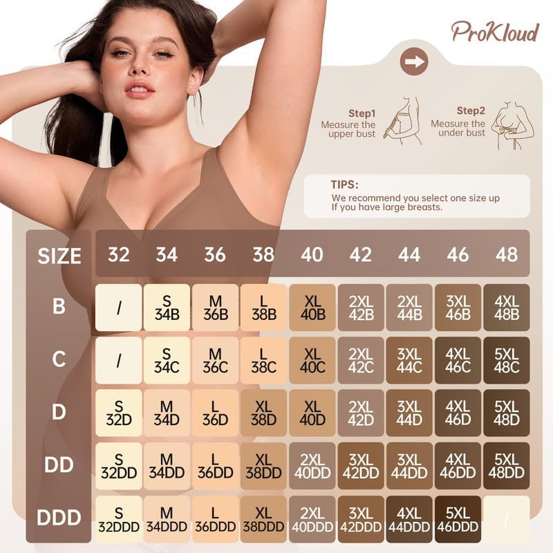 Jelly Bras for Women No Underwire Wireless Bra with Support and Lift Full Coverage Plus Size Comfy Seamless Bra - Image 7