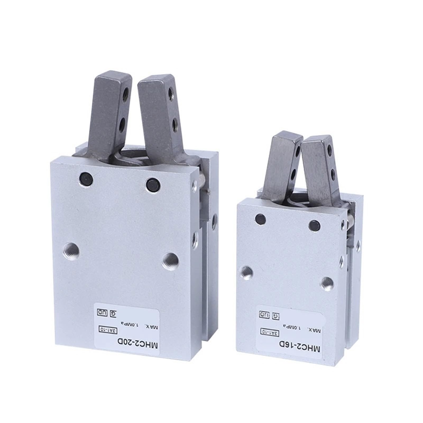 Vérin pneumatique MHC2-32D résout les erreurs d'alignement de pince robot