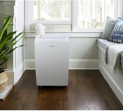 Miniatura 2 de Hisense Aire acondicionado portátil DOE de 7000 BTU (115 voltios) con ventilación y Wi-Fi con control remoto que enfría 350 pies cuadrados (renovado)