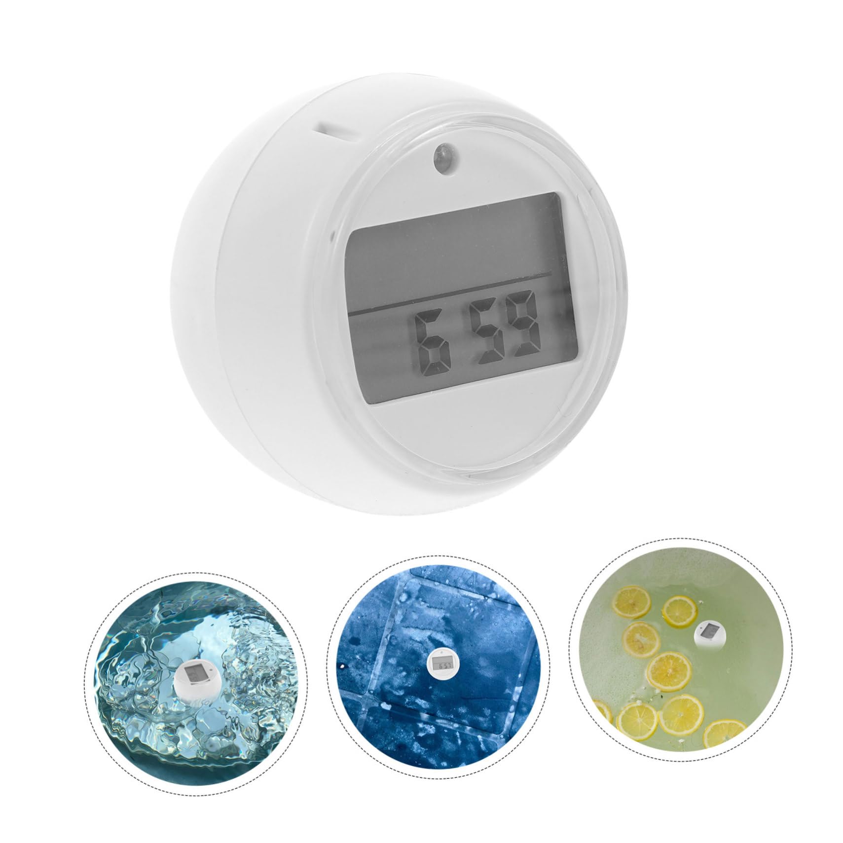 Alipis Lot De 5 Thermomètres Flottants Pour Piscines Bain De Glace Affichage Précis De La Température