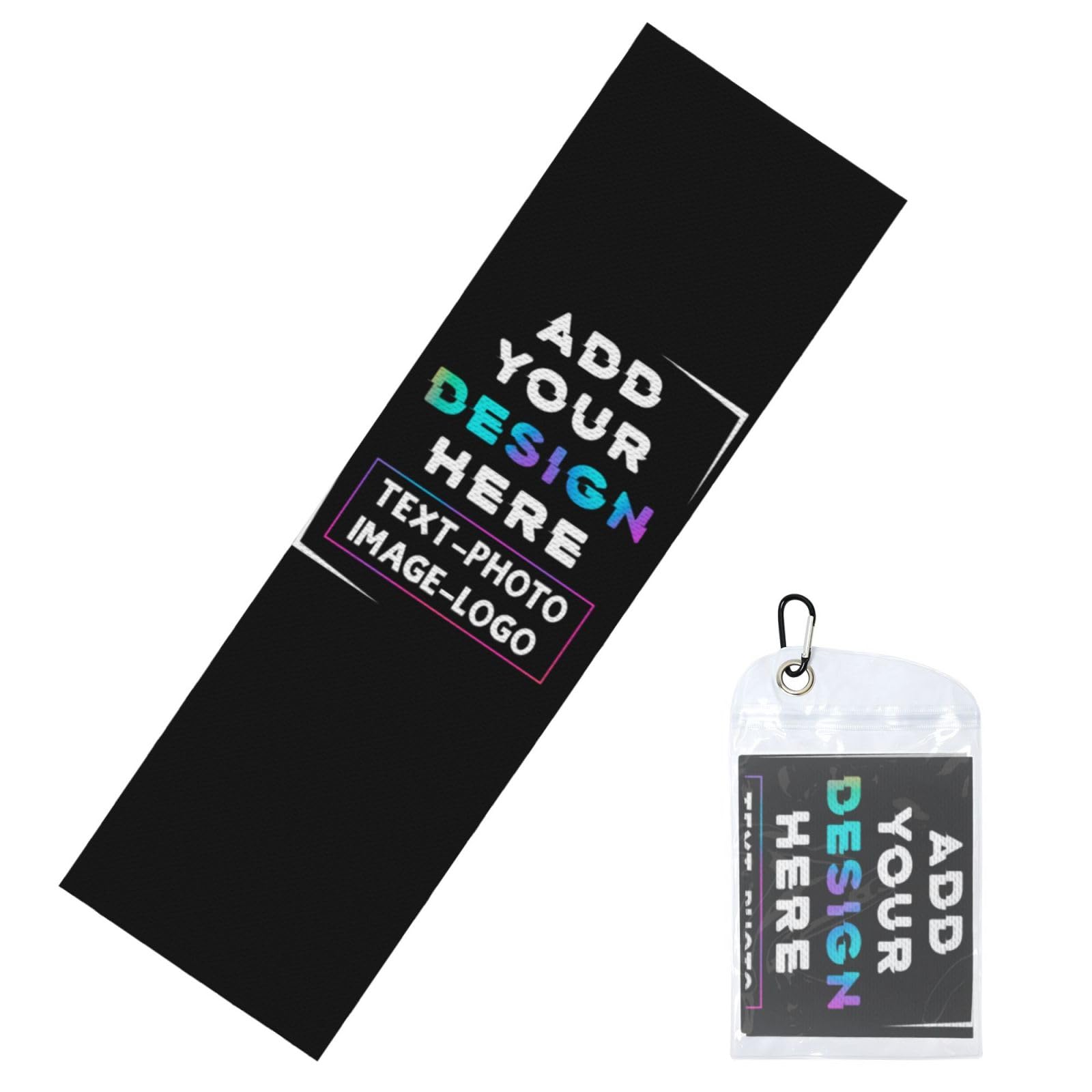 GUANGSHACORA Custom 1-100PCS Cooling Sports Towel, Personalized Photo Logo Soft Cold Exercise Towel for Neck and Face Customized Quick-Drying Cooling Wrap Fitness Workout Sweat Towel 12