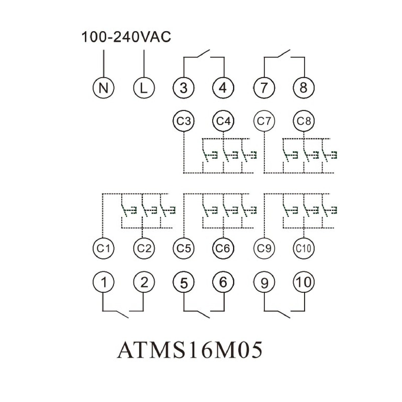 Oumefar Temporizador Inteligente WiFi, Interruptor de Tiempo de 5 Bandas para Control de Aplicaciones