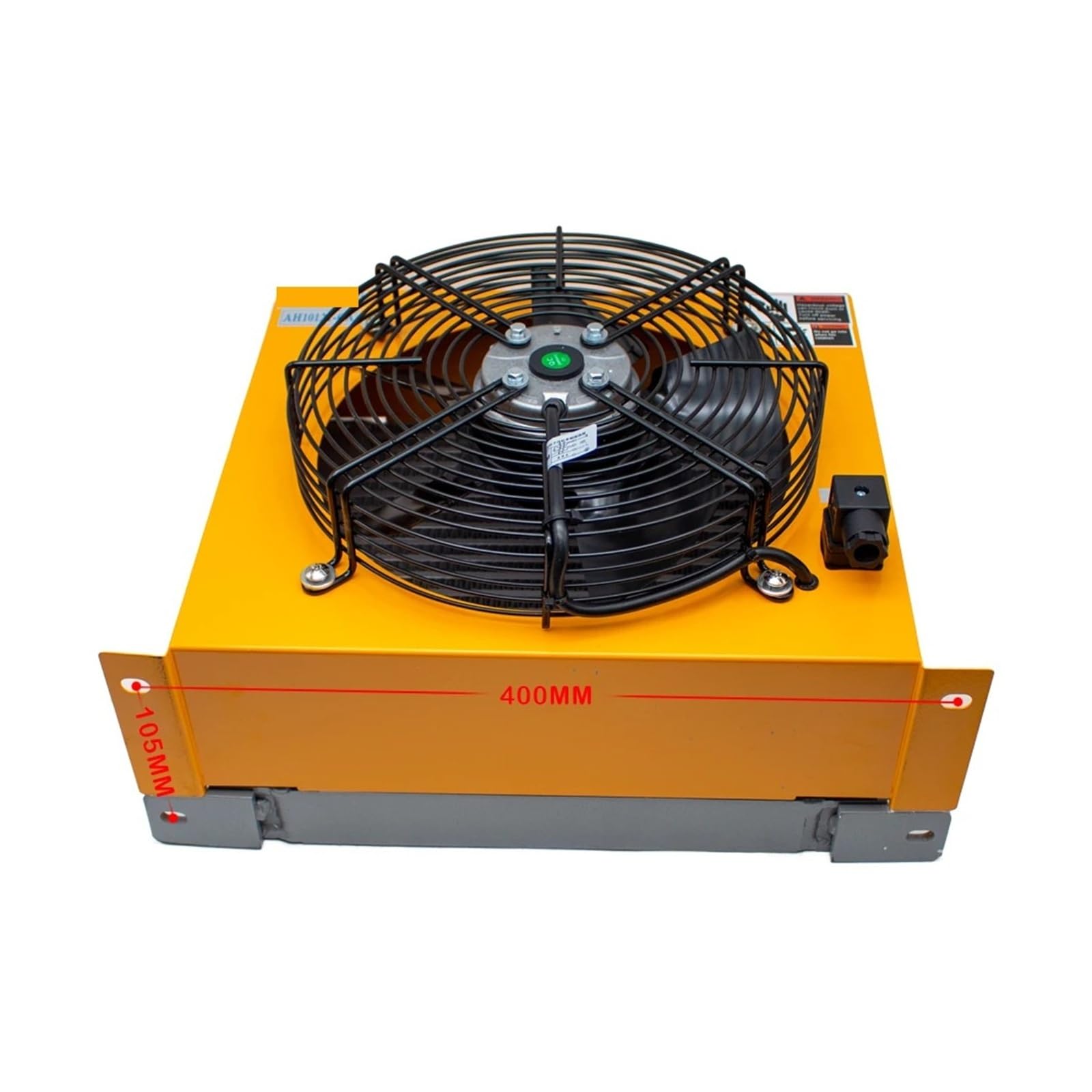 AH1012T-CA 100L/MIN Enfriador de aire hidráulico Radiador de aceite refrigerado por aire Serie AF Radiador hidráulico de aluminio con aletas Rendimiento alto(AC 110)