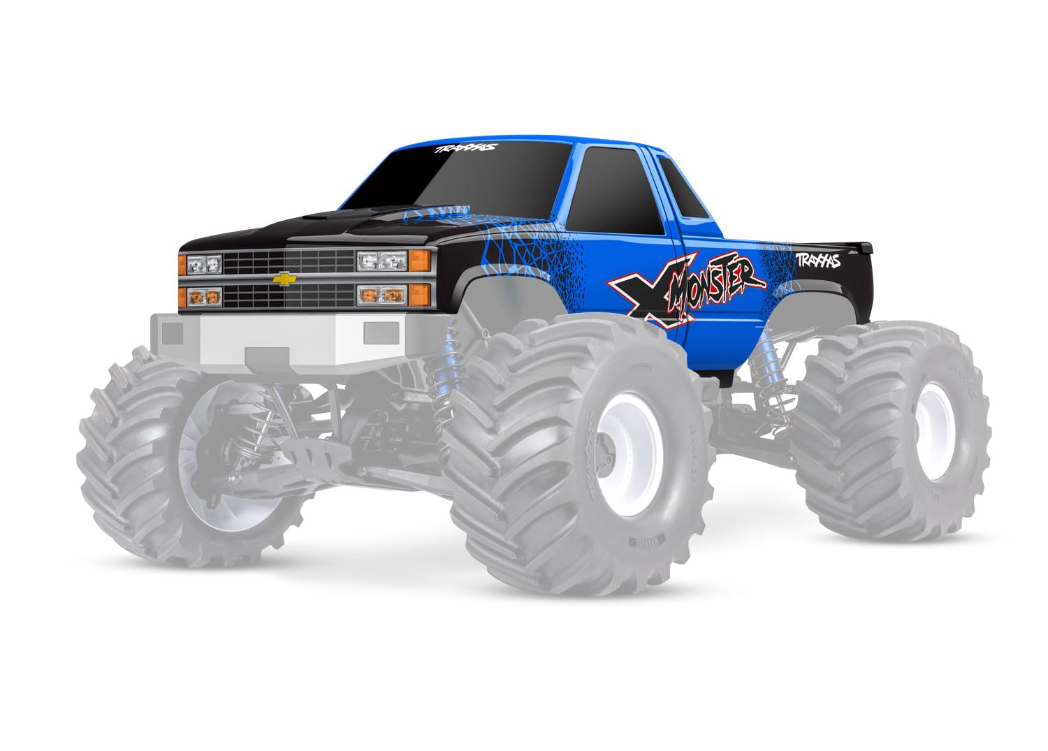 Amazon | Traxxas ブルー X-Monster シボレー GMT400 CK トラック