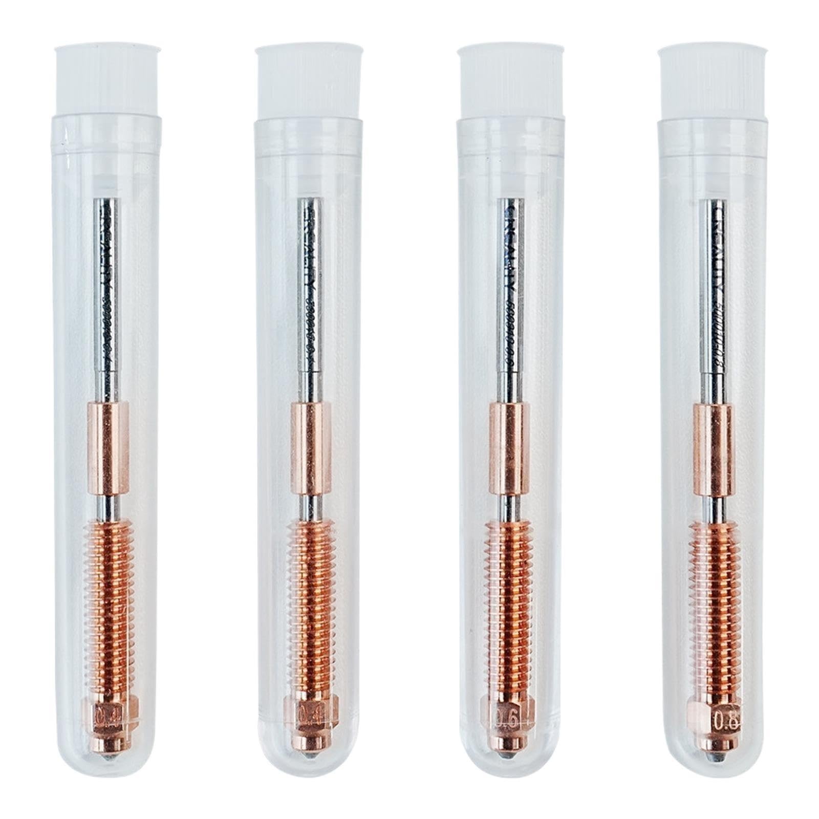 4 Boquillas integradas 0.4/0.6/0.8mm Compatible para Creality K1 Ender-3 V3