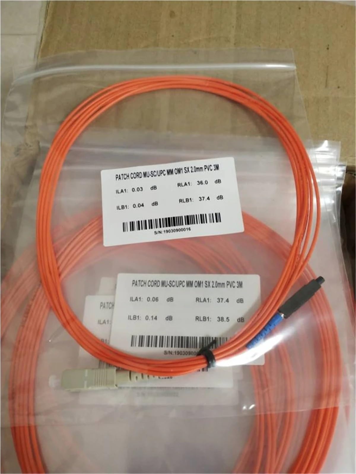 Cordons de raccordement à Fibre Optique multimode MU-LC, MU-FC, MU-SC, MU-St(MU-SC 50-125)