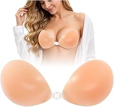 Adhesive Bra Push Up, Self-Adhesive Strapless Backless Adhesive Bra | Reusable invisible silicone bra adhesive pads for women large chest small breasts backless dress wedding dress