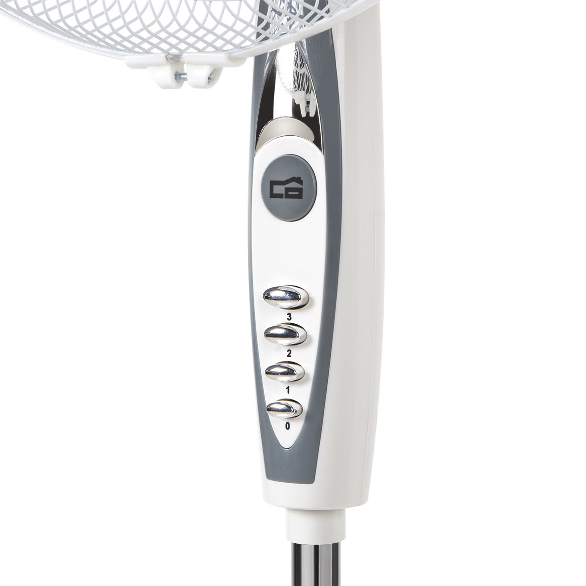 Ventilateur De Table Orbegozo - 3 Vitesses, Oscillation, 40 Cm - Rafraîchissement Puissant Et Silencieux - Design Blanc Avec Poignée