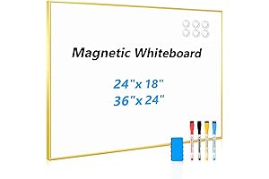 24 x 18 Gold Dry Erase Board: The Ultimate Secretary to Your Productivity
