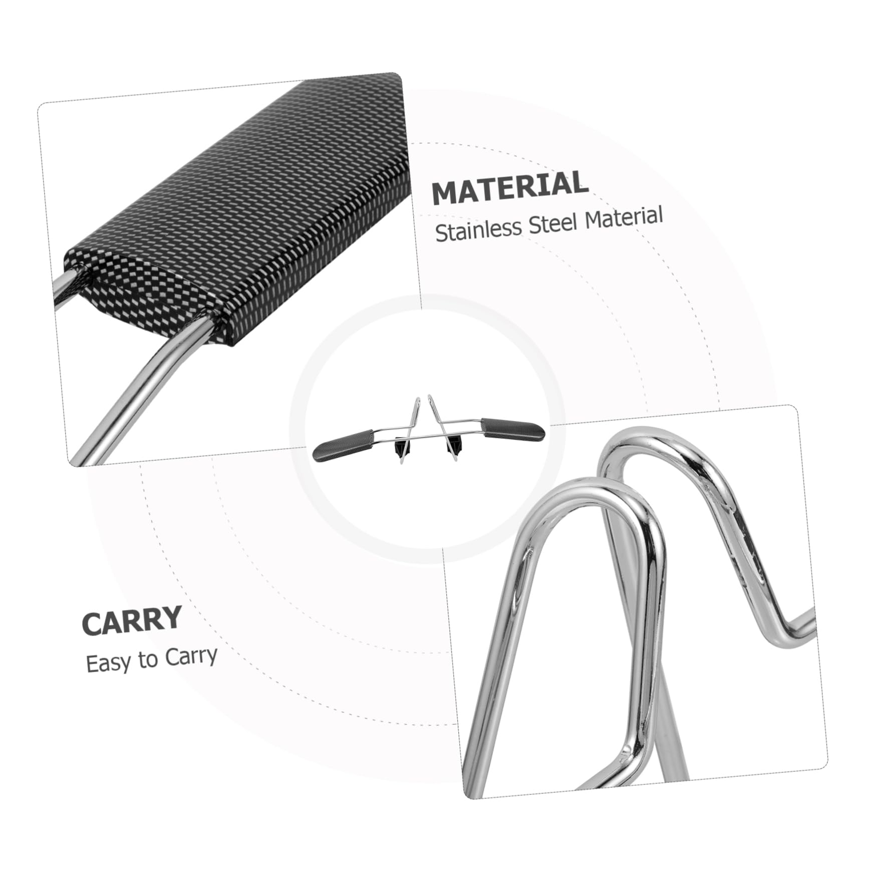 IMIKEYA Appendiabiti in Metallo per Auto Appendiabiti per Poggiatesta Organizer per Vestiti da Viaggio Grucce per Auto in Acciaio