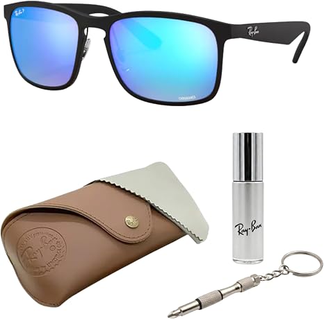 Ray-Ban RB4264 CHROMANCE POLARIZED Square Shape Sunglasses with