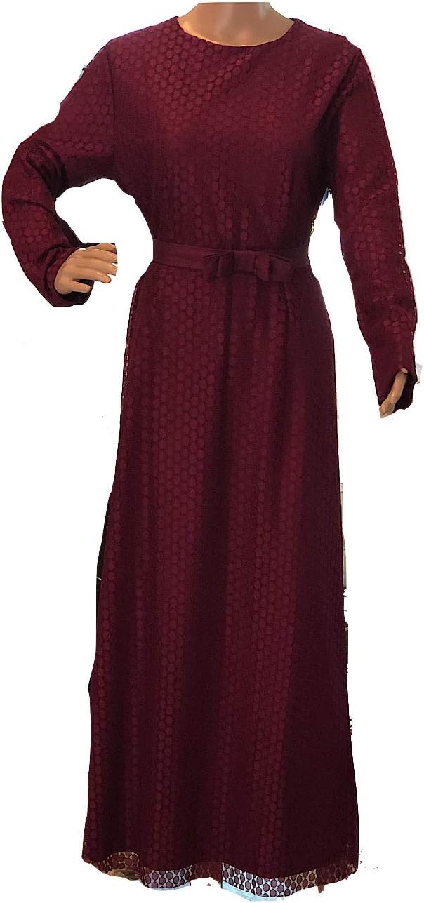 Burgundy Formal Dress for Women Maxi Gown Evening wear Casual Dress