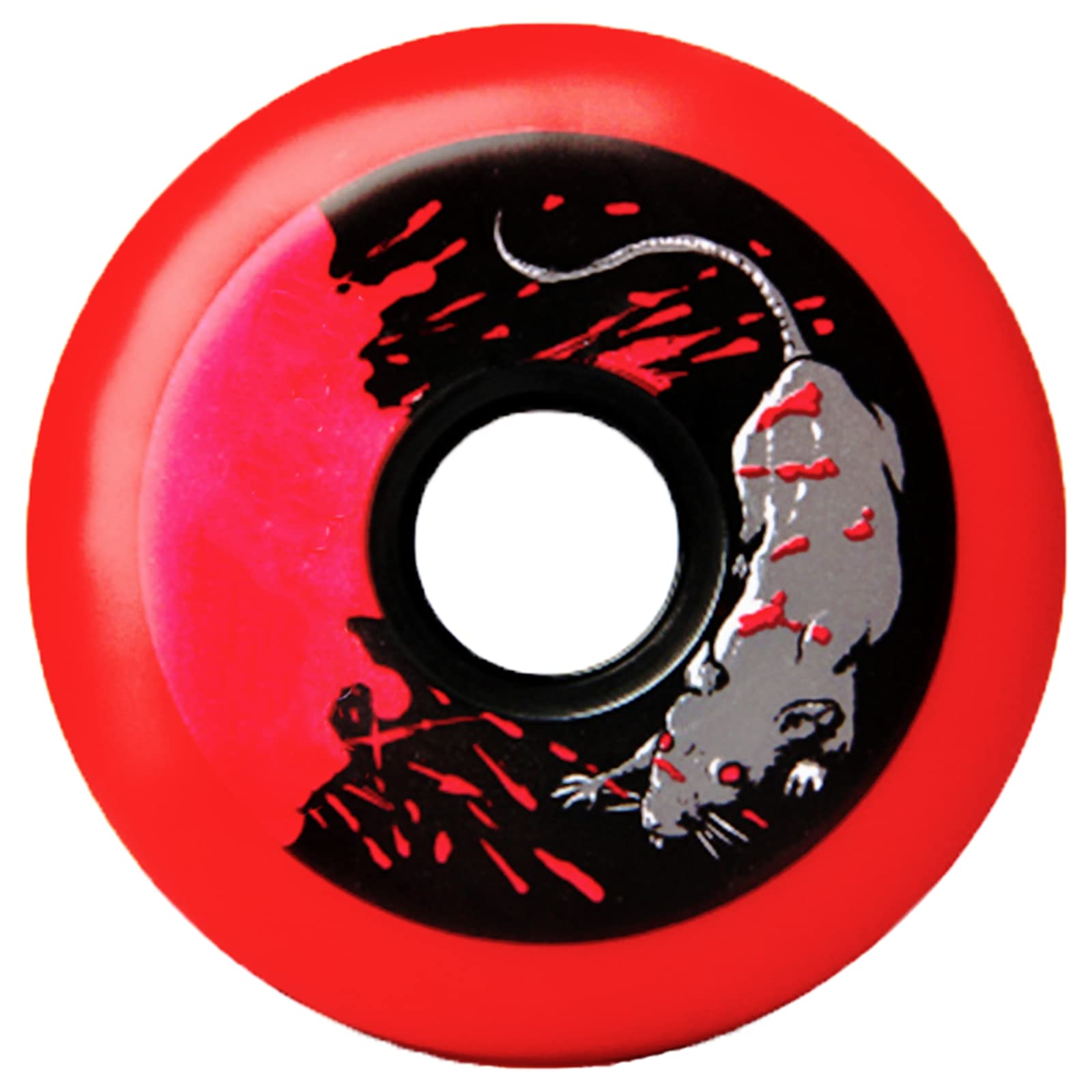 Generico Ruote per Pattinaggio A Rotelle Ruote di Ricambio per Skate in Linea Pattinaggioskating, 72 mm/ 76 mm/ 80 mm, Senza Cuscinetti, Confezione da 8, Rosso, 76 mm
