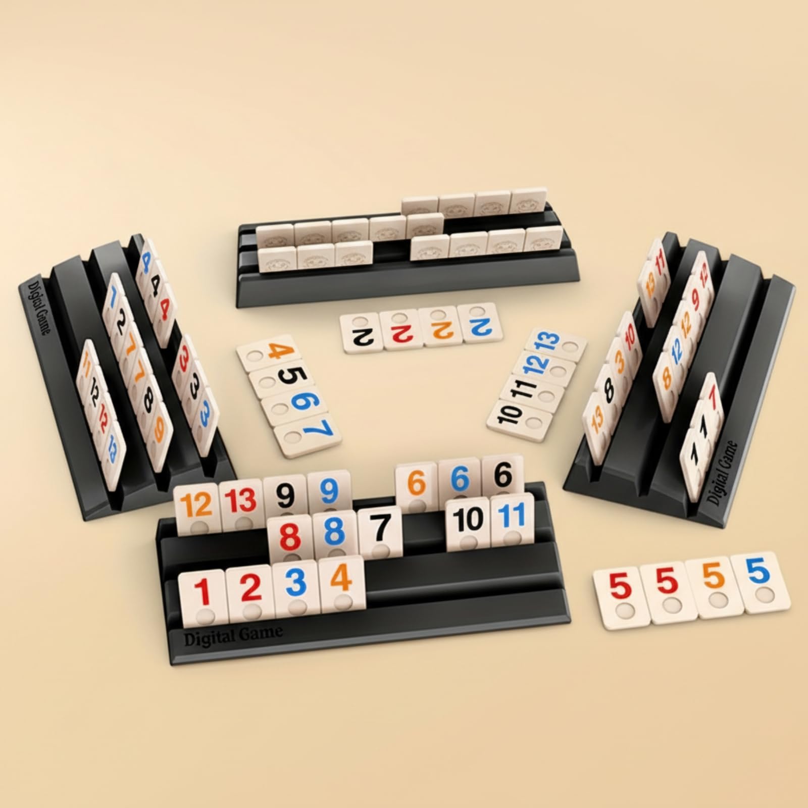 Gioco per 4 Giocatori ssere | tattico, Gioco Stile Israeliano ssere Numeriche, Alta Rigiocabilità, per Riunioni rilassa, Giallo