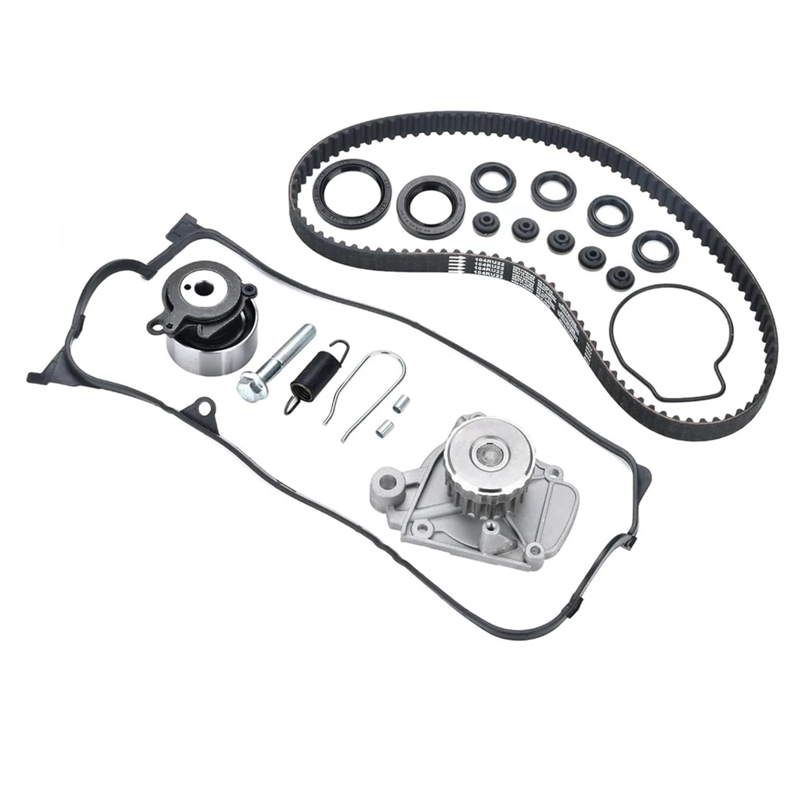 Guarnizione coperchio valvola Kit cinghia dentata pompa acqua e guarnizione coperchio valvola per Honda Civic DX EX HX GX LX 1.7L D17A1 01-05