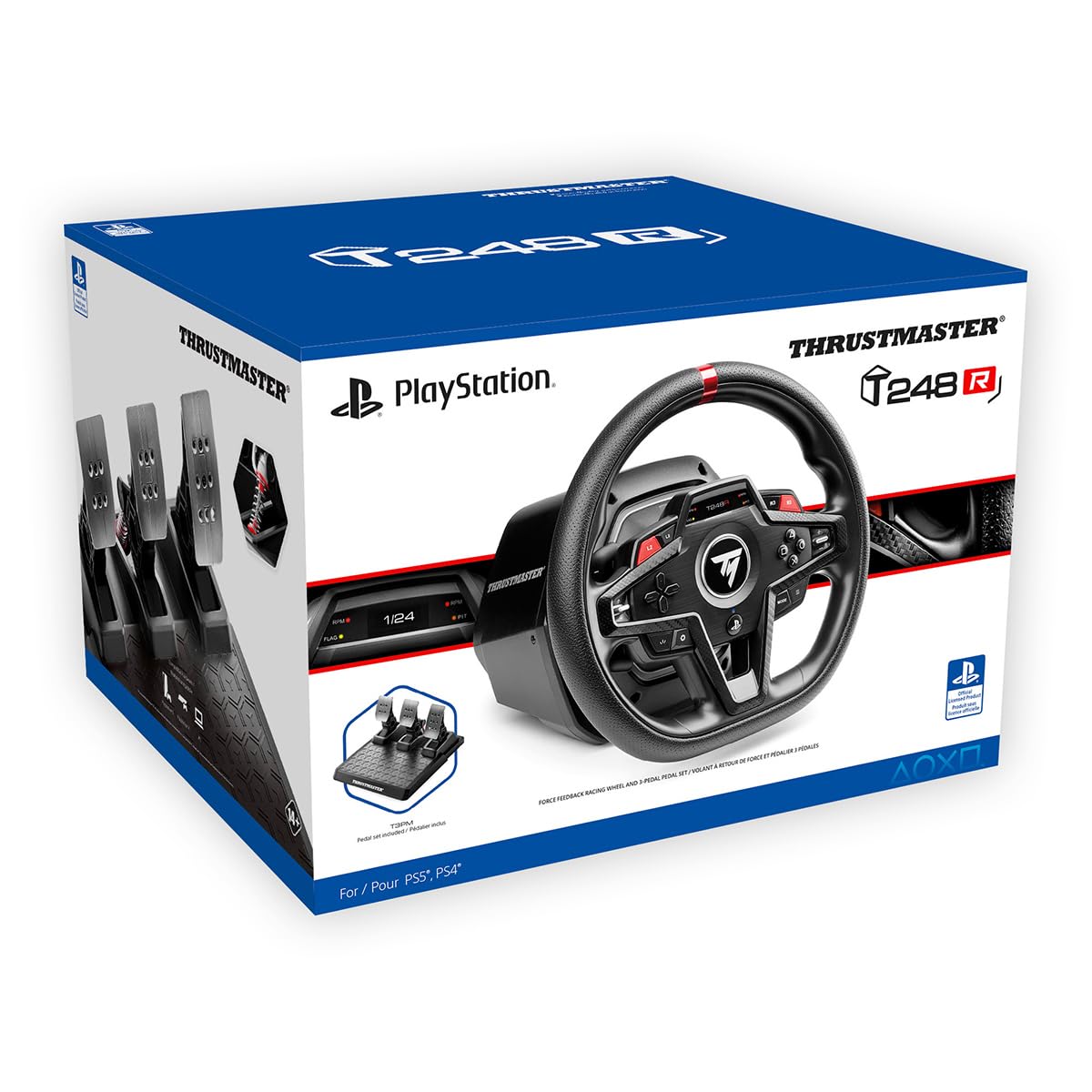 その他 Thrustmaster T248 PS5/PS4 Thrustmaster T248R, 3.1 N⋅m Force Feedback Racing Wheel and Pedal