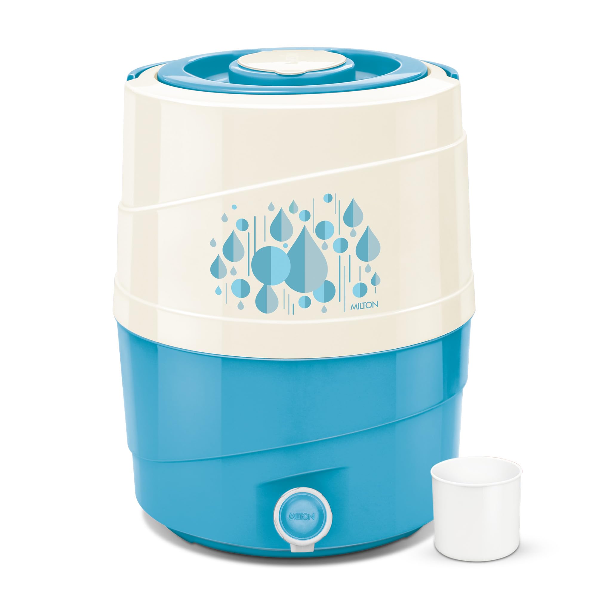 Milton Kool Rover 22 Water Jug PU Insulated, 19 litres, BPA Free, Leak Proof & Portable Jug, Sturdy Handles, Ideal for Travel, Picnic, Offices, Shops, Bluish Green-image-30